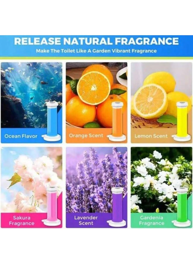 The ultimate toilet freshener and cleaner in a syringe Rose-shaped fragrance and cleaner gel with a powerful scent that fills the toilet Available in six different scents - Image 4